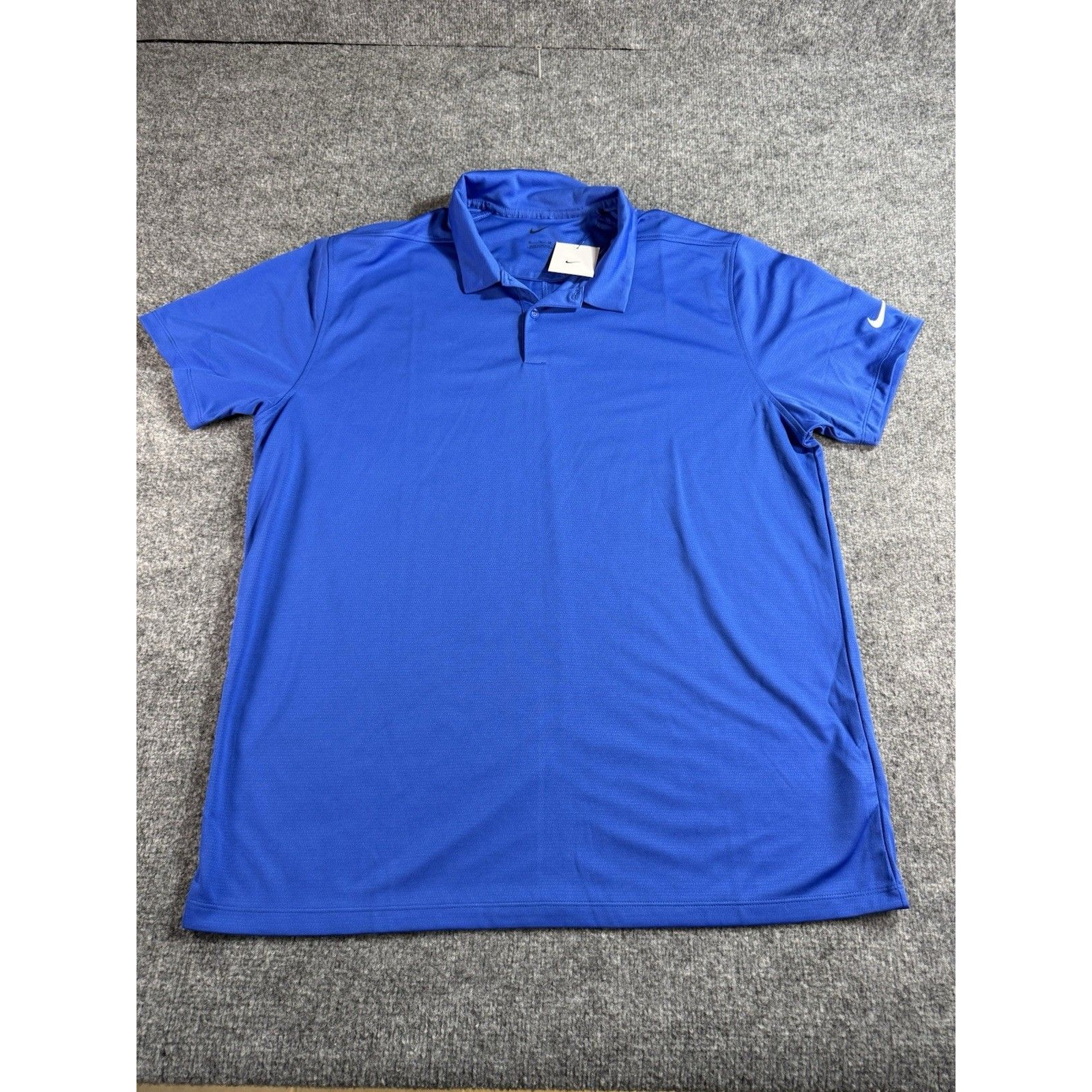 Nike Golf Drifit Polo Shirt Blue Mens Xl Nwt